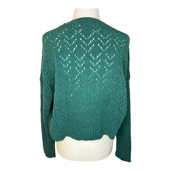 NEW American Eagle Women's Green Knit Pullover Sweater‎ Size Small NWT - Picture 3 of 9